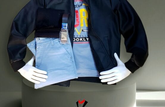 تطقيم رجالي (جاكت جلد قبضاتxL-XxL-XXxL-بنطلون جنز موديل تركي 30-32-34-36/فنيلة نص كم تركيS-M-L-XL /شال رقبة تركي/حزام جلد /جزمة