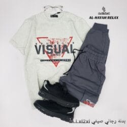 طقوم رجالي صيفي خامة قطن ممتاز الوان شبابية 🤩 نقشات جديدة وحصرية 😎 السعر بدون الكوتش 8500
