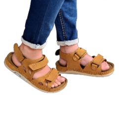 صندل رجالي كلاسيكي من الجلد الطبيعي