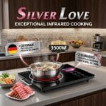 ⁦طباخ الأشعة تحت الحمراء الذكي Silver Love SC-7039 بقدرة 3500 واط⁩ - الصورة ⁦3⁩